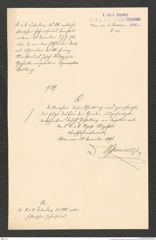 k.k. naturhistorisches Hofmuseum, Intendanzakten 1885-1896 (Hauer), Aktenzahl Z.12/1892, Seite 1